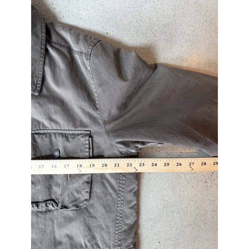 C.P. Company Men's 52 L Field Jacket Brown Italy Quilted Lined Utility Chore